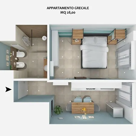 Apartmán Playa Degli Angeli Grecale *